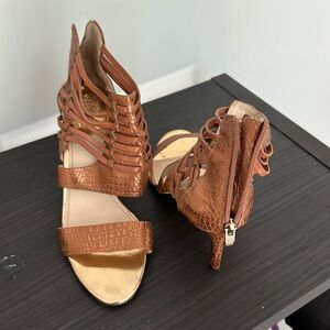 Vince camuto zipper heels